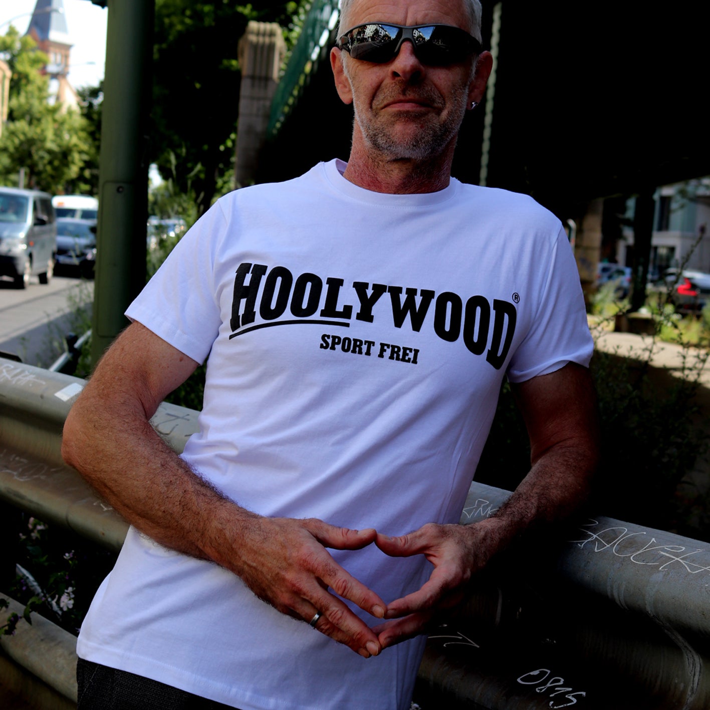 HOOLYWOOD – SPORT FREI T-Shirt, kurzarm Nicki - Made in Germany (weiss - white)