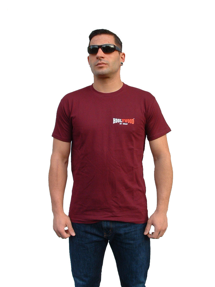 HOOLYWOOD-OST BERLIN T-Shirt, Nicki, der Klassiker von HOOLYWOOD since 1991 (weinrot - burgundy)