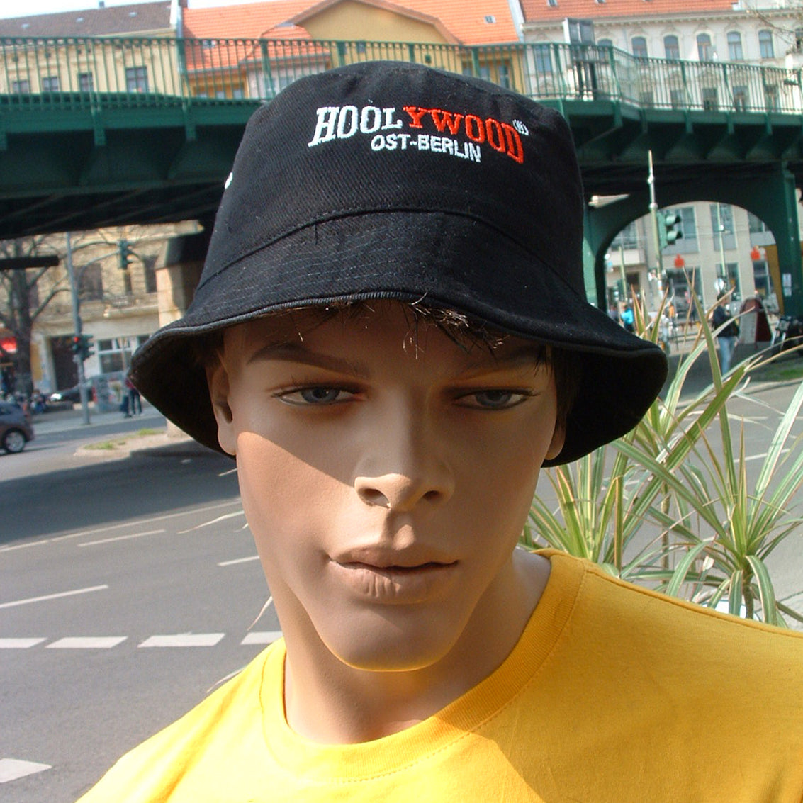 HOOLYWOOD Bucket hat, Angler Hut, Schlapphut (black - schwarz)