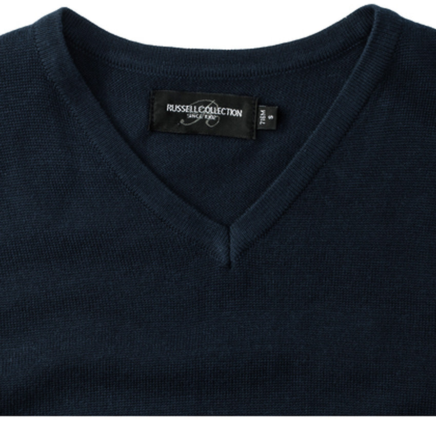 Pullunder Strickpullover ärmellos Russel since 1902 (black - schwarz)