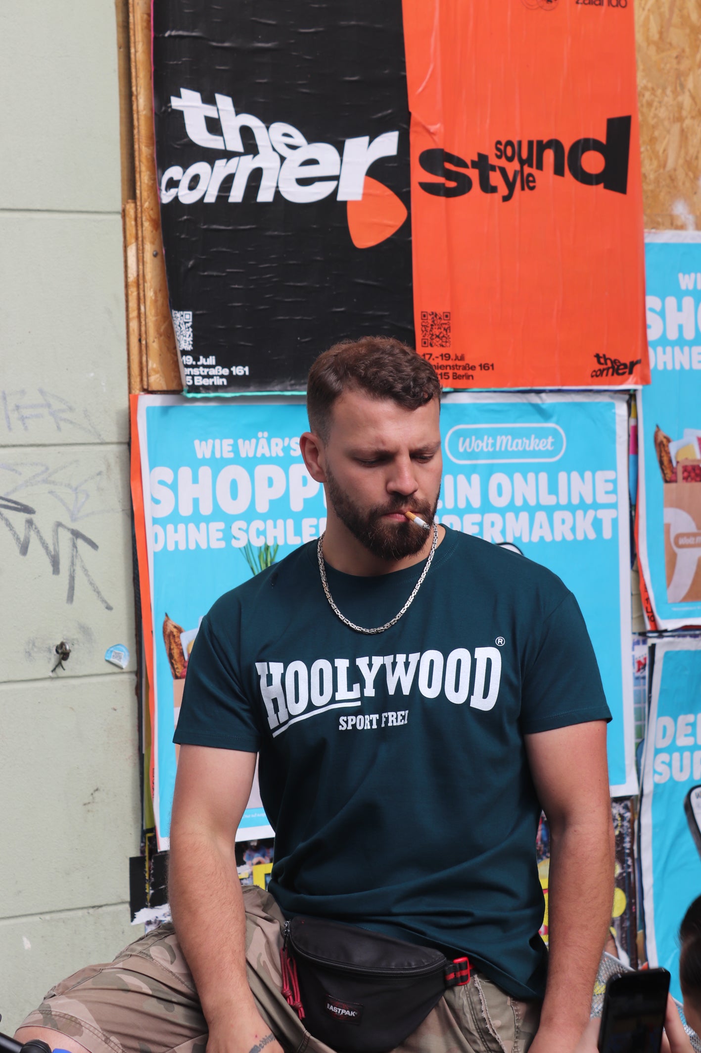 HOOLYWOOD – SPORT FREI - ALLE GEGEN ALLE T-Shirt, Nicki (petrol)