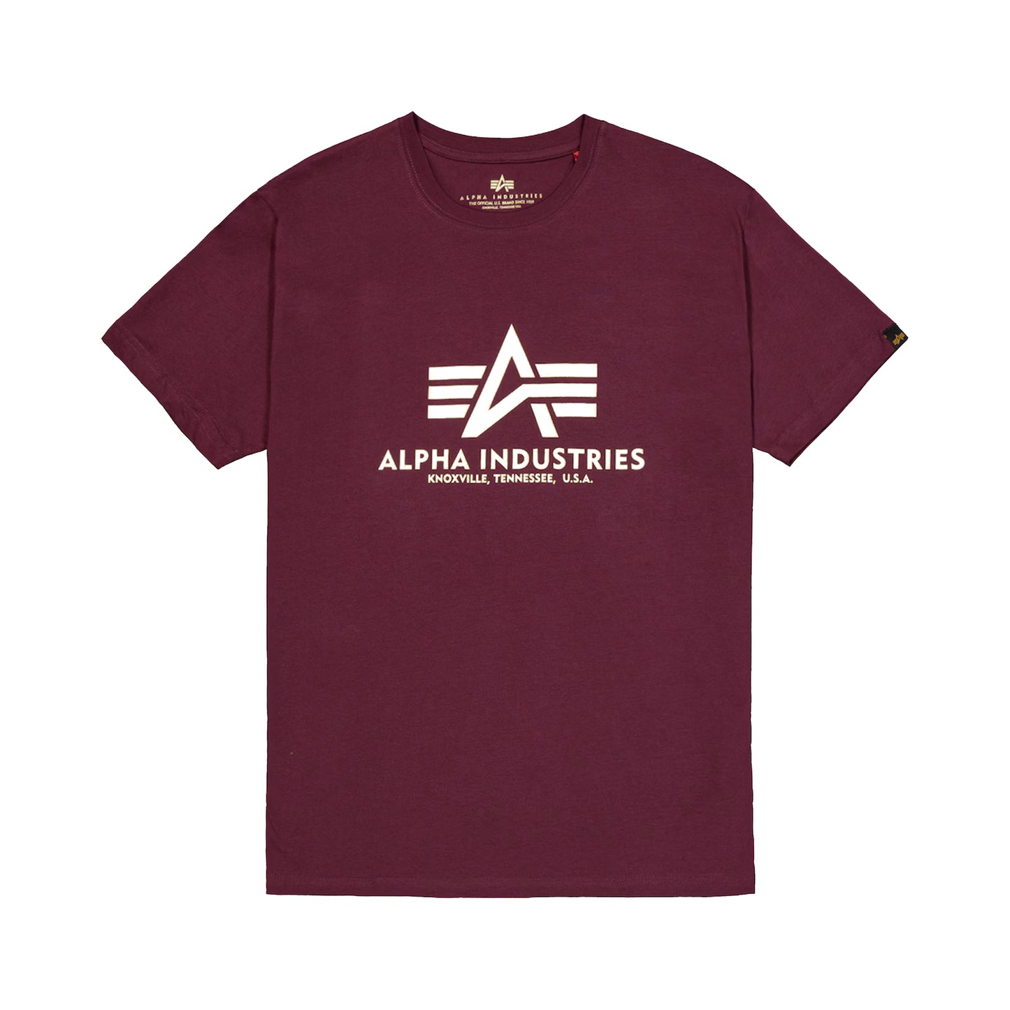 ALPHA INDUSTRIES Basic T-Shirt (deep maroon - dunkles weinrot)