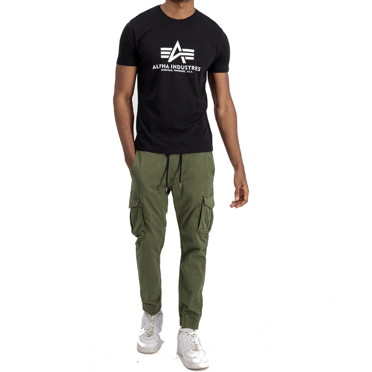 ALPHA INDUSTRIES Basic kurzärmliges T-Shirt (black - schwarz)