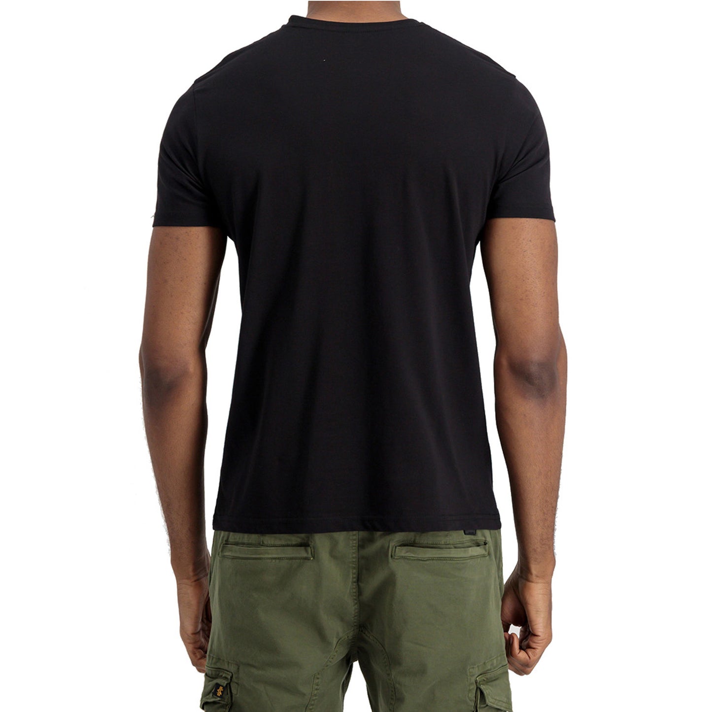 ALPHA INDUSTRIES Basic kurzärmliges T-Shirt (black - schwarz)