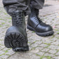 GRINDERS co.uk 10 Loch Stiefel/Boots STAG CS with Steelcap and Commando Soles (schwarz - black)