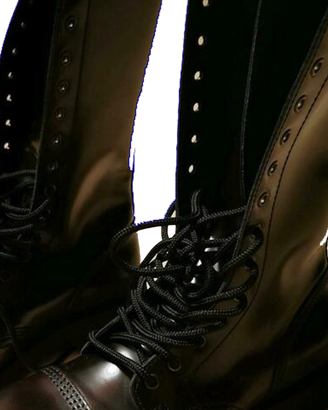 Siefel Boots 10-Loch Ranger Springerstiefel Worker BOOTS & BRACES (burgundy rub off)