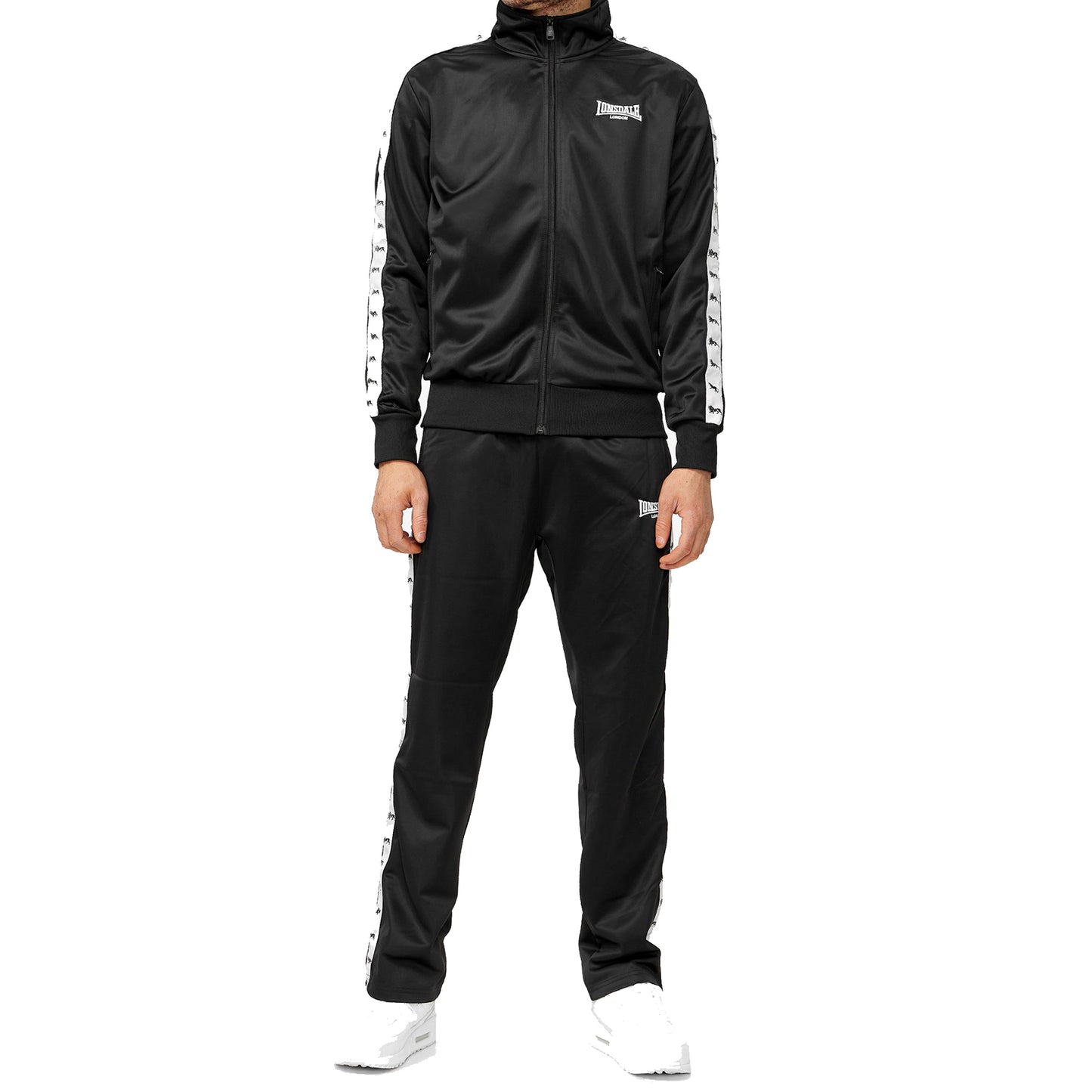 LONSDALE Trainingshose normale Passform (black - schwarz)