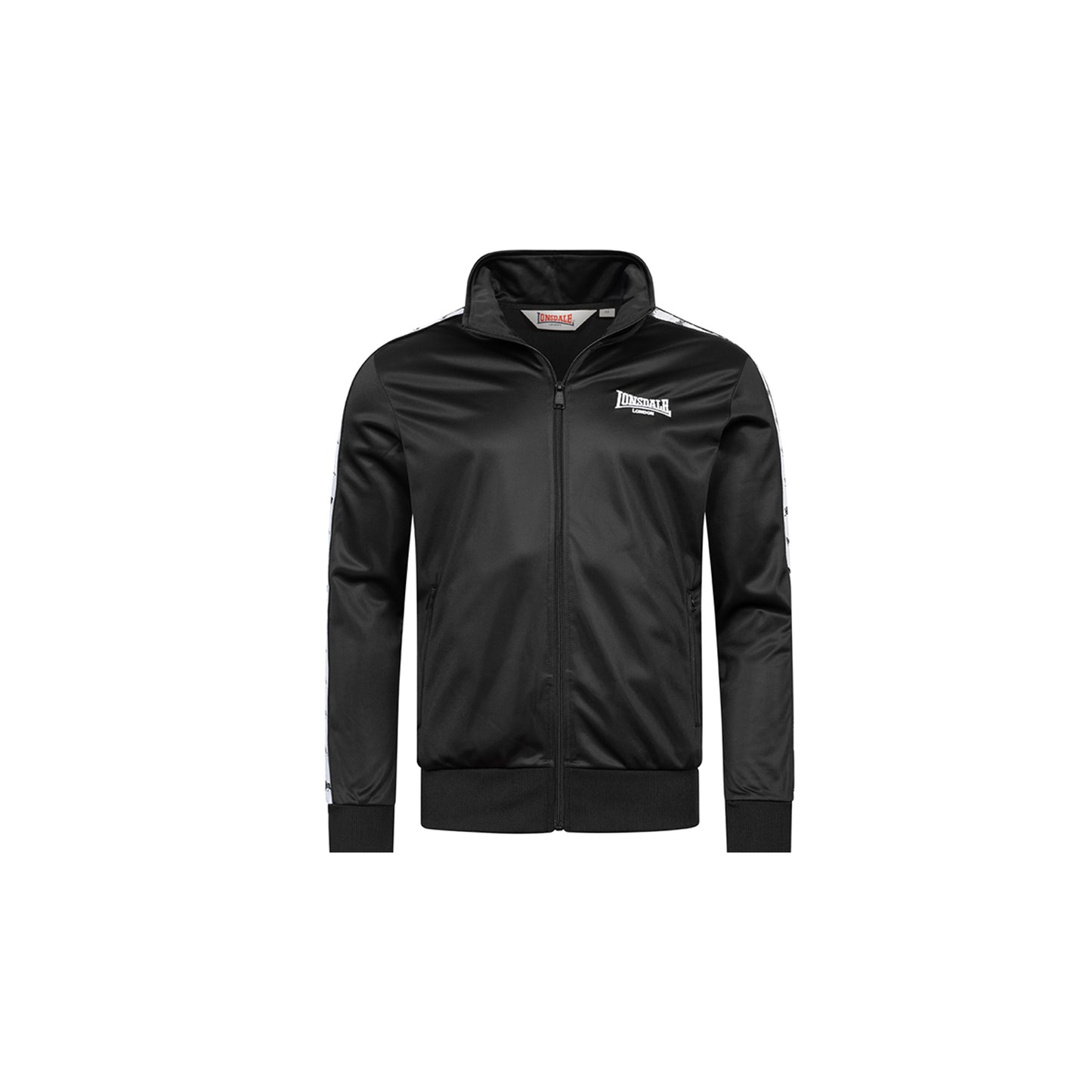 LONSDALE Trainingsjacke Track Jacket normale Passform (schwarz - black)