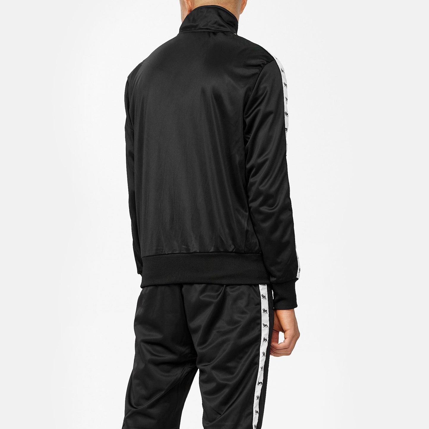 LONSDALE Trainingsjacke Track Jacket normale Passform (schwarz - black)