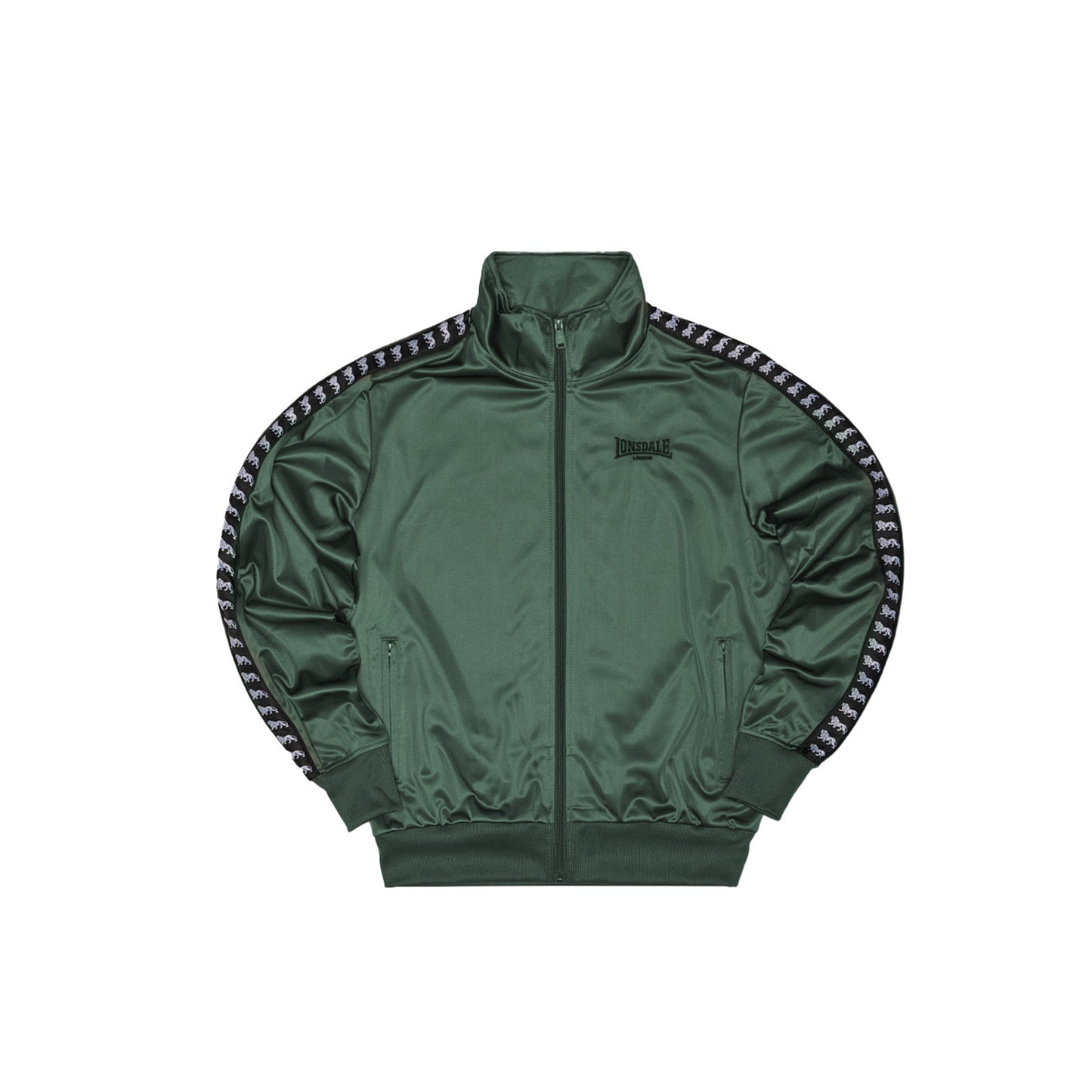 LONSDALE Trainingsjacke Track Jacket normale Passform (dark olive green)