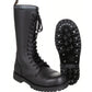 Siefel Boots 14-Loch Ranger Springerstiefel Worker BOOTS & BRACES (schwarz - black)