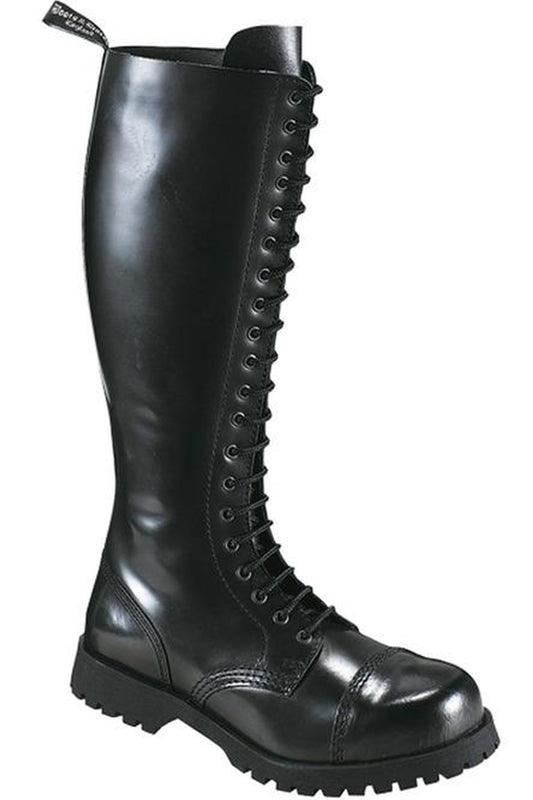 Siefel Boots 20-Loch Ranger Springerstiefel Worker BOOTS & BRACES (schwarz - black)