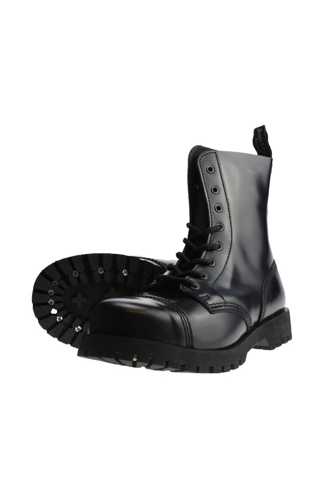 Siefel Boots 8-Loch Ranger Springerstiefel Worker BOOTS & BRACES (schwarz - black)