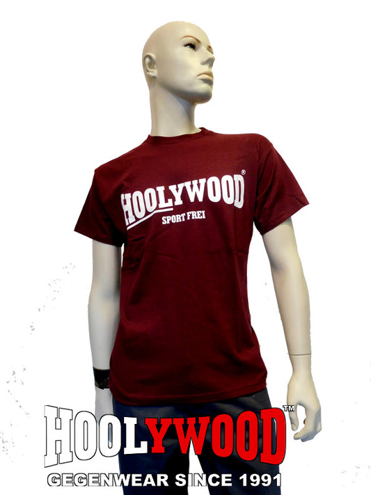 HOOLYWOOD – SPORT FREI T-Shirt, kurzarm Nicki made in Germany (weinrot - oxblood)