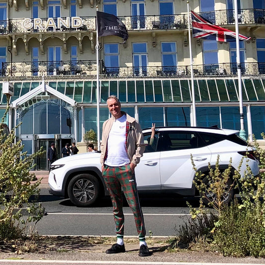 Trainingshose "The Gentlemen" von LONSDALE LONDON (karriert - green edgware)