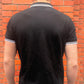 HOOLYWOOD Poloshirt Baumwoll-Pique (black - schwarzmit weissen Streifen)