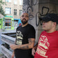 HOOLYWOOD T-Shirt FIRST SKINHEAED kurzarm Siebdruck Made in Germany (blutrot - red)