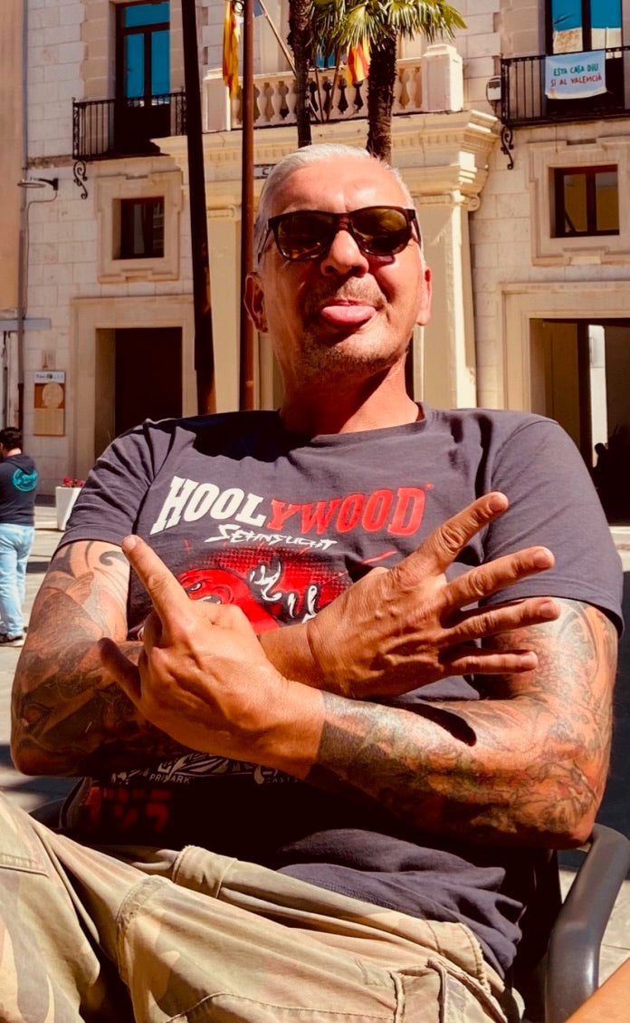 HOOLYWOOD T-Shirt GODZILLA kurzarm regular limited Edition 100% Siebdruck made in Germany (grau - grey)