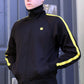 Trainingsjacke Track Jacket KINGSLEAGUE (black/schwarz mit gelben Streifen)