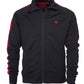 Trainingsjacke Track Jacket KINGSLEAGUE (black/schwarz mit rotem Streifen)