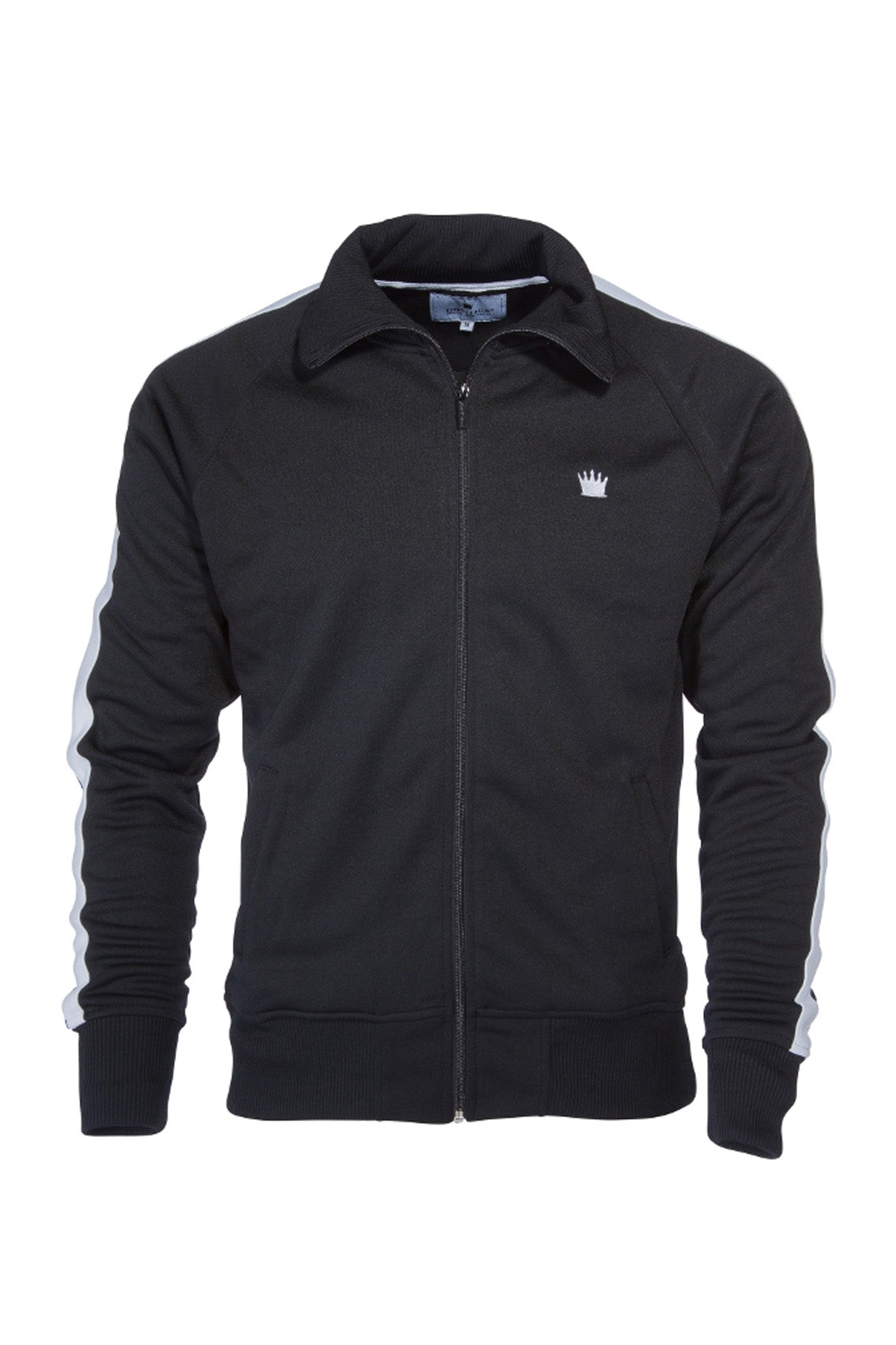 Trainingsjacke Track Jacket KINGSLEAGUE (black/schwarz mit weissem Streifen)