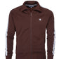 Trainingsjacke Track Jacket KINGSLEAGUE (brown braun mit weissen Streifen)