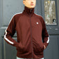 Trainingsjacke Track Jacket KINGSLEAGUE (brown braun mit weissen Streifen)