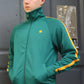 Trainingsjacke Track Jacket KINGSLEAGUE (green mit gelben Streifen)