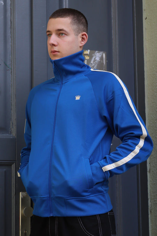 Trainingsjacke Track Jacket KINGSLEAGUE (royal blue mit weissen Streifen)