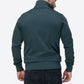 LONSDALE Trainingsjacke - Track Jacket mit farblich abgesetzten Panel (dark green - white)
