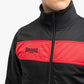 LONSDALE Trainingsjacke - Track Jacket mit farblich abgesetzten Panel (black - red)