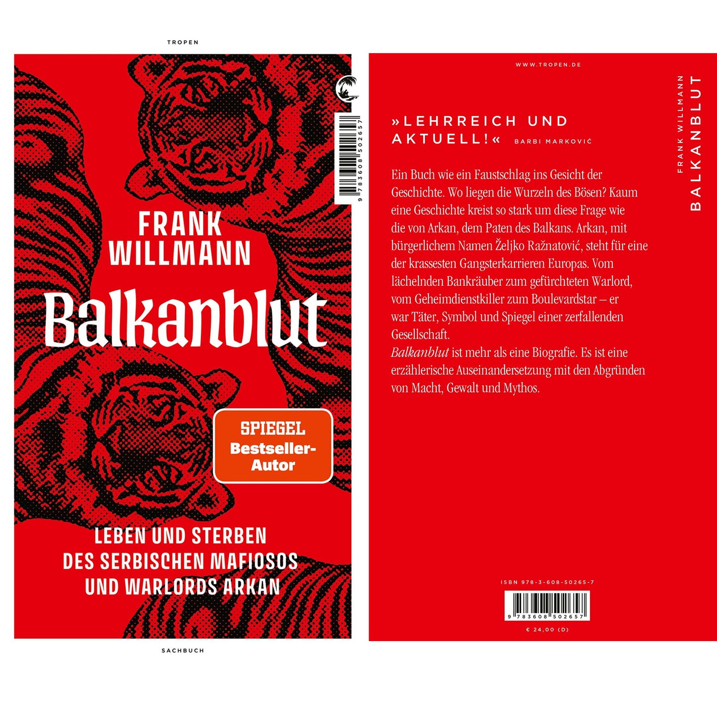 BALKANBLUT von Frank Willmann, Hardcover, Gebundene Ausgabe, 1. Auflage 2026 ( ISBN  978-3-608-50265-7 )