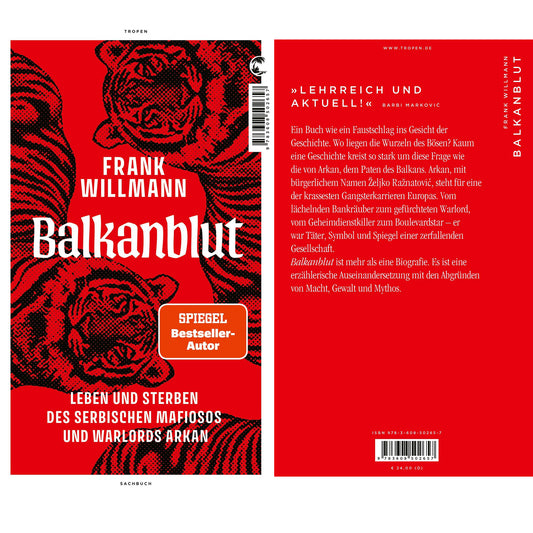 BALKANBLUT von Frank Willmann, Hardcover, Gebundene Ausgabe, 1. Auflage 2026 ( ISBN  978-3-608-50265-7 )