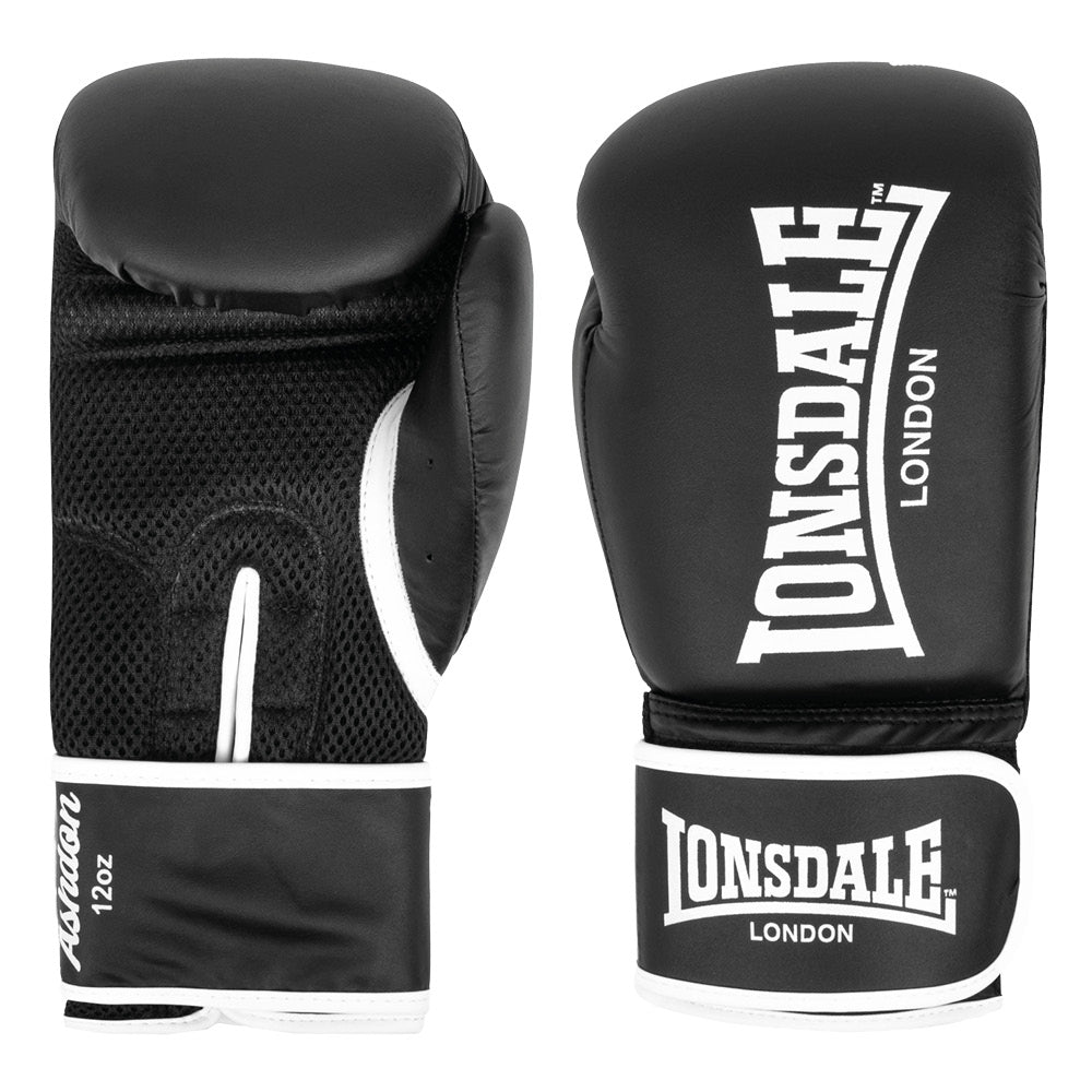LONSDALE Boxhandschuhe Boxing Gloves (schwarz - black)