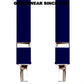 Hosenträger Brases klassisch british UK Mod and Skinhead Szene MADE IN GERMANY (navy dunkelblau)