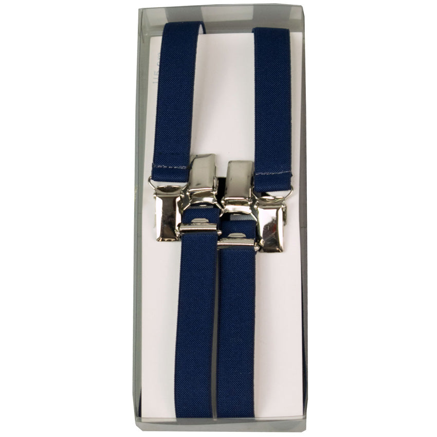 Hosenträger Brases klassisch british UK Mod and Skinhead Szene MADE IN GERMANY (navy dunkelblau)