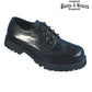 Budapester Schuhe mit Stahlkappe, BOOTS & BRACES   Made in EU, 2-colors (black - schwarz)