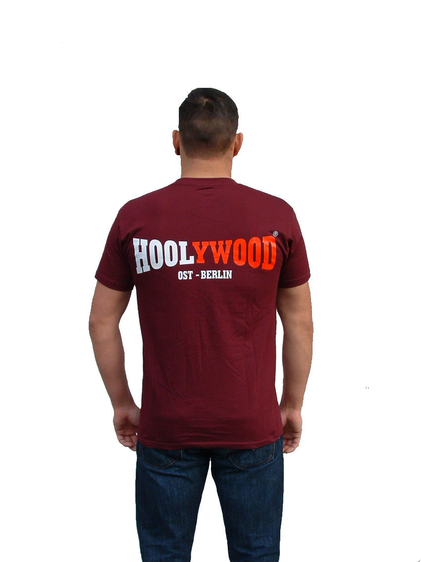 HOOLYWOOD-OST BERLIN T-Shirt, Nicki, der Klassiker von HOOLYWOOD since 1991  (weinrot - burgundy)