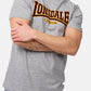 LONSDALE LONDON T-Shirt mit klassischem Flockdruck auf der Brust/Front (grau melange - grey)