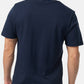 LONSDALE LONDON T-Shirt mit klassischem Flockdruck auf der Brust/Front (dunkelblau - navy)