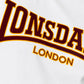 LONSDALE LONDON T-Shirt mit klassischem Flockdruck auf der Brust/Front (weiss - white)