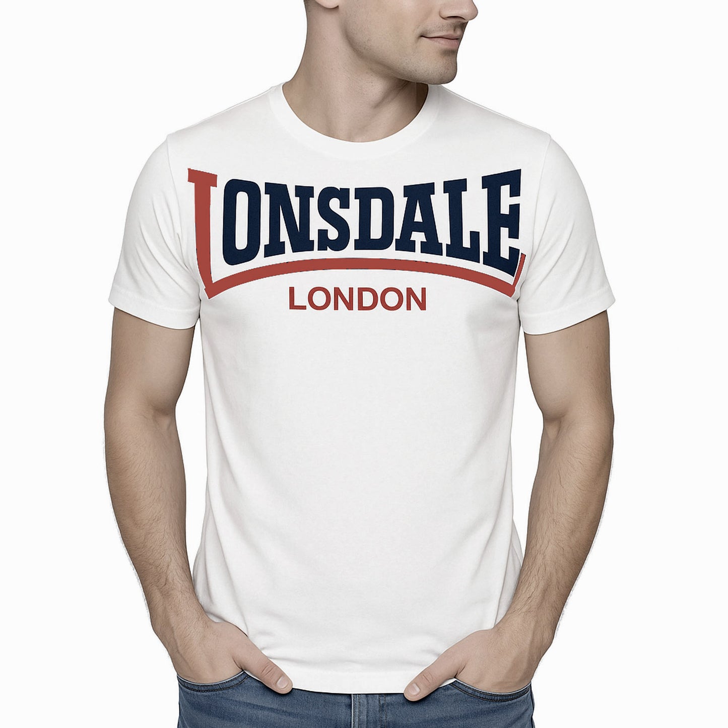 LONSDALE LONDON T-Shirt limited Edition (Creation in weiss - white)