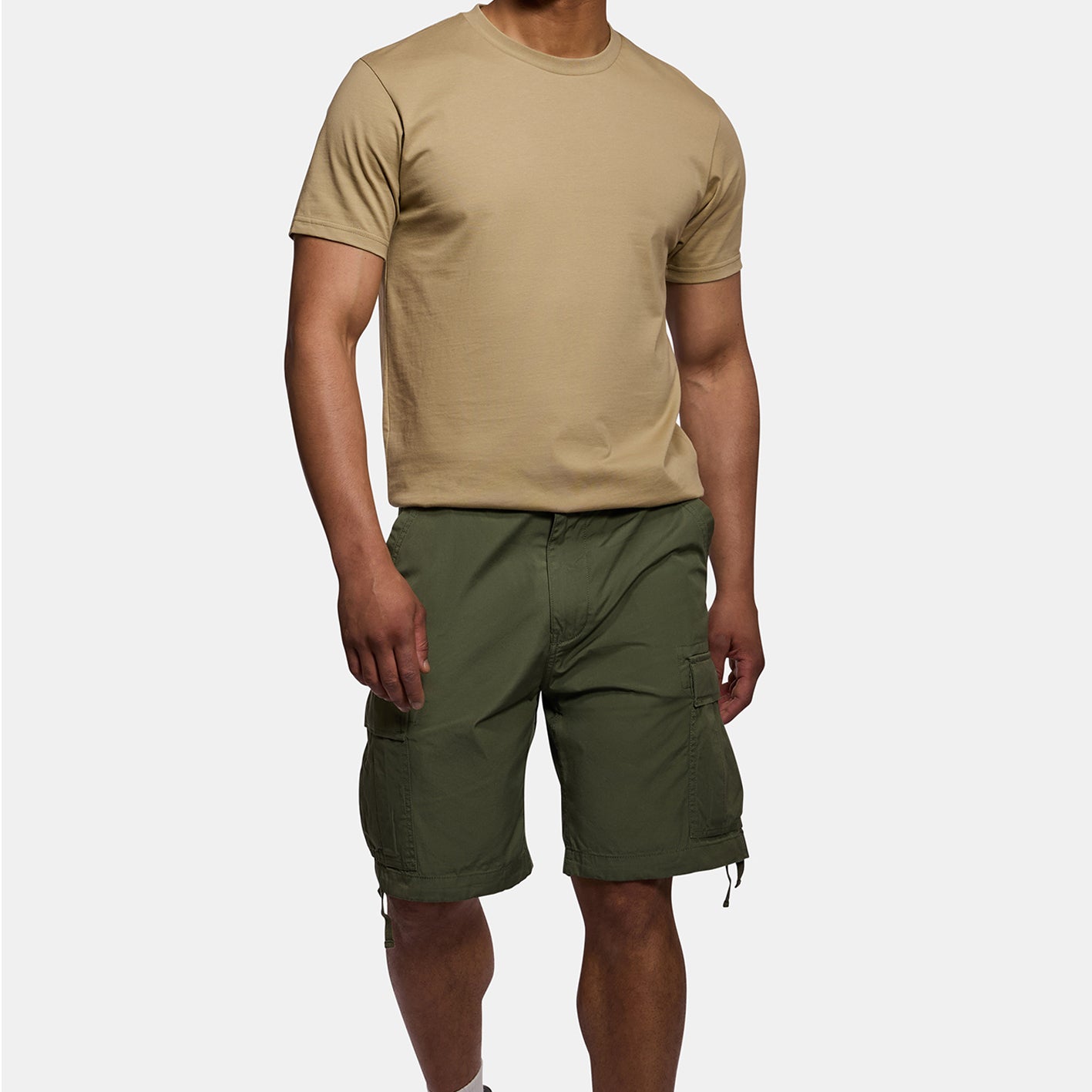 Kurze Hose - Cargo Short 100% Baumwolle - cotton (olive)