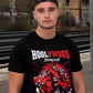 HOOLYWOOD T-Shirt GODZILLA kurzarm regular 100% Siebdruck made in Germany (schwarz - black)