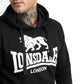 LONSDALE Kapuzensweatshirt mit großem Logo-Druck auf der Brust