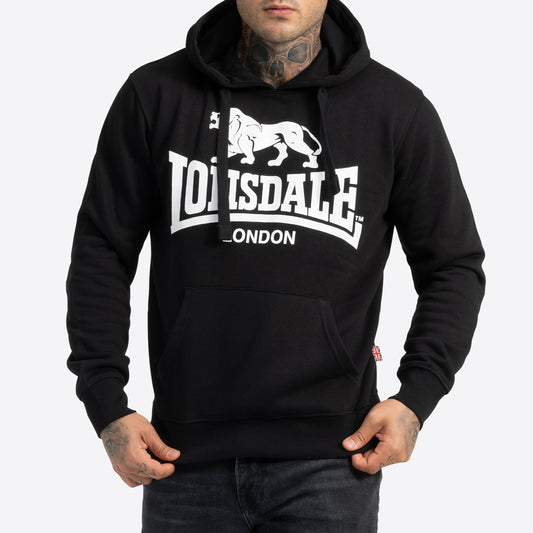 LONSDALE Kapuzensweatshirt mit großem Logo-Druck auf der Brust