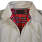 Harrington Jacke Blouson mit schottischem Tartan Futter(beige - sand)