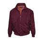 Harrington Jacke Blouson mit schottischem Tartan Futter (Burgundy - weinrot)