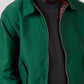 Harrington Jacke Blouson mit schottischem Tartan Futter (bottle green - dunkelgrün)