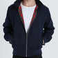 Harrington Jacke Blouson mit schottischem Tartan Futter (navy - dunkelblau)